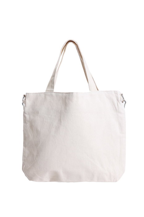Zoozie Bags Bolso Tote de Lona Color Crema
